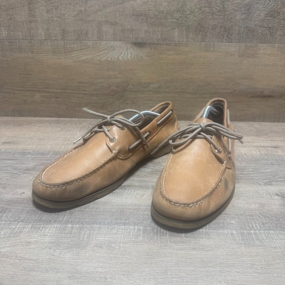 Sperry Original 2 Eye Brown Leather Boat Shoe Men's Size 13